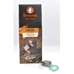 Chocolatier Liqueur Chocolate - Bundaberg™ Salted Caramel Dark Chocolates (110 g)