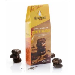 Chocolatier Liqueur Chocolate - Bundaberg Rum ’N’ Raisin Dark Chocolates (110 g)