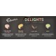 Chocolatier Delights - Four Flavour Milk and Dark Chocolate Assortment (80 g, 8 pieces)