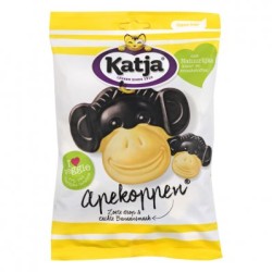 Dutch Monkey Shaped Banana and Liquorice Sweets - Katja Apekoppen (125g)