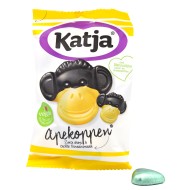 Dutch Monkey Shaped Banana and Liquorice Sweets - Katja Apekoppen (125 g)