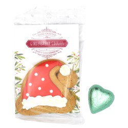 Gingerbread Santa Hat (Red & White) 30 g