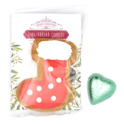 Gingerbread Santa Stocking (Red) 30 g