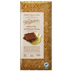 Whittaker's Nelson Pear & Manuka Honey Chocolate Block 100 g