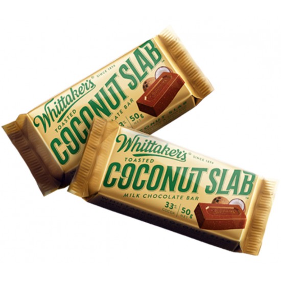 Whittaker's Toasted Coconut Slab 50g